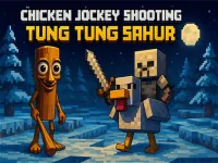 Chicken Jockey Shooting Tung Tung Sahur -  Online Games image